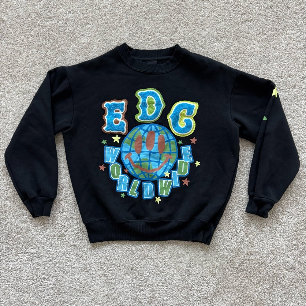 Insomniac EDC Carnival Worldwide Crew Neck Sweater Sz Small